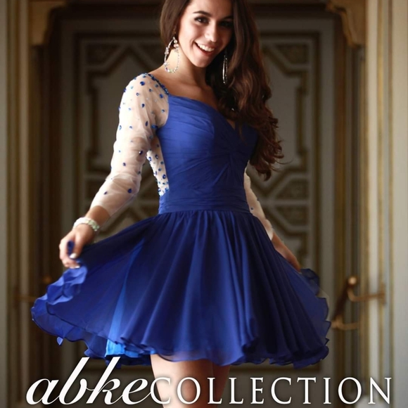 A-line Chiffon Cocktail Dress PROM PAGEANT - Picture 2 of 7